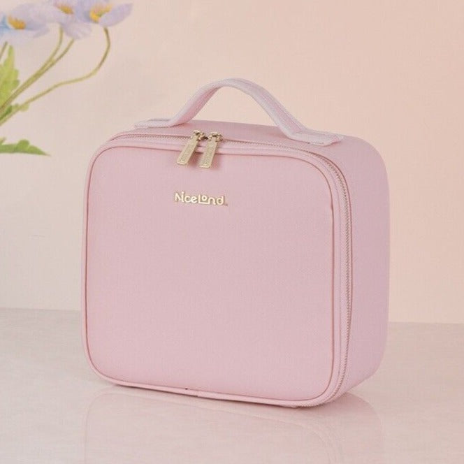 Bärbar LED Sminkväska-Beauty-Hemnix-Rosa-Hemnix