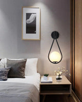 Royallure Modern LED Vägglampa USB Uppladdningsbar med Fjärrkontroll, Dimbara Nordisk Ljus Carvallo