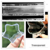 Carvallo Frukt- & Grönsaksform Set | Hjärta & Stjärna | Återanvändbara tillväxtformer i plast | 20 × 6,5 × 4 cm Carvallo