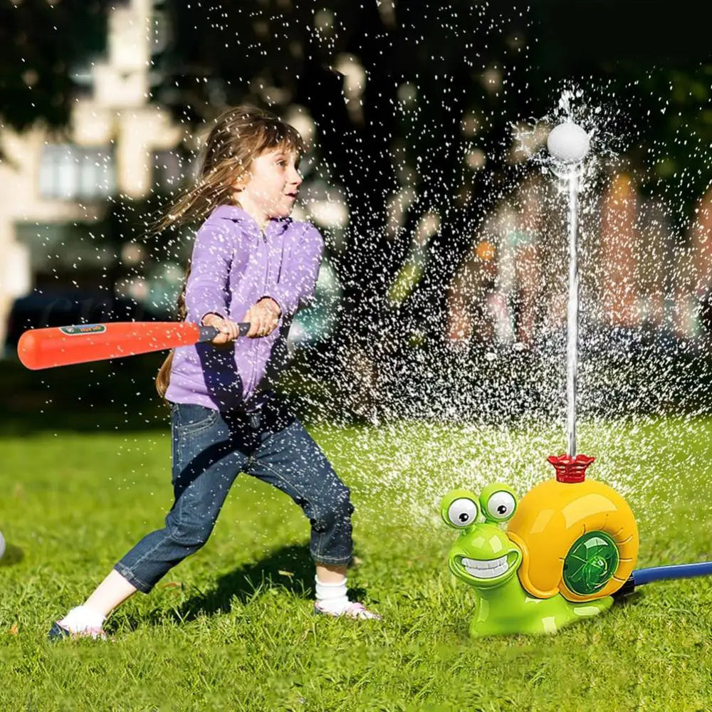 Carvallo Vattensprinkler-leksak | Rolig trädgårdssnigel | För barn från 3 år | Sommar-sprutkul i trädgården & pool Carvallo