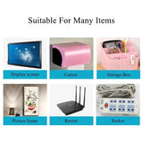 Carvallo Kabelhållare 5-pack | Självhäftande & Återanvändbar | Transparent & Stark fäste | För Vägg & Skrivbord Carvallo