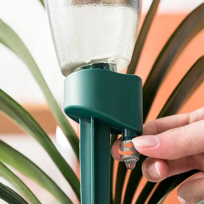 Carvallo Bewässerungsaufsatz | För PET-flaskor | Droppbevattning med hastighetsreglering | 2-pack Carvallo