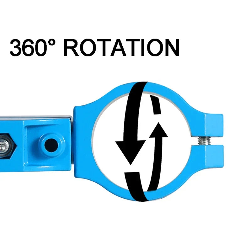 Carvallo FlexPr Borrstativ Fäste | 360° Justerbart | Aluminiumlegering | För Handborrmaskiner Carvallo