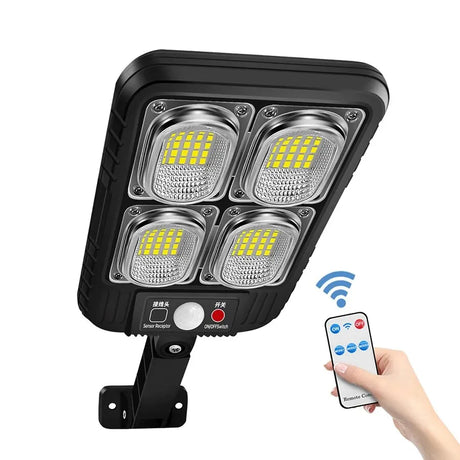 Carvallo LUMISUN Pro | 100/200 LEDs | IP65 Vattentålig | Rörelsesensor & Fjärrkontroll Carvallo