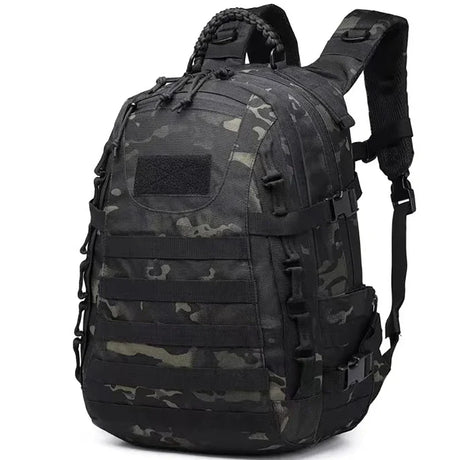Carvallo 35 L Vandring ryggsäck Herr | Taktisk trekking ryggsäck 48 × 33 × 22 cm | Utomhus camping, fiske, jakt & sport med MOLLE-system Carvallo