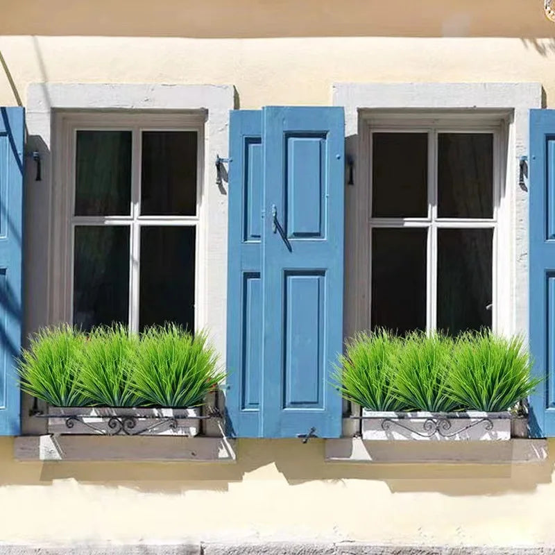 Kunstig vetegräsplanta i plast – Dekorativt gräs för trädgård, hem och utomhus Carvallo