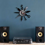 AutoReparation - Vinyl Väggklocka med Modern Garage Design Carvallo