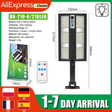 Carvallo ProMotion 55 Solarlampa med rörelsesensor | 55 LED | IP65 Vattentät | Med fjärrkontroll & 3 lägen | 320° Spridningsvinkel Carvallo