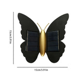 Carvallo FlyGlow Solarlampa Fjäril | Med Rörelsesensor & Auto On/Off | IP65 Vattentät | För Trädgård & Ingång Carvallo