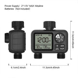Carvallo SmartFlow Digital vattentimer | Automatisk & vattensparande | Med regnpaus & LCD-display | IPX5 vattentät Carvallo