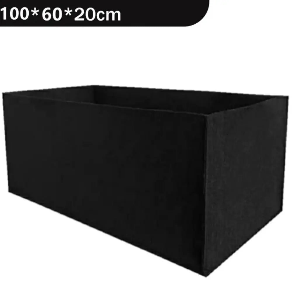 Carvallo Växtväska | Rektangulär växtpåse av nonwoven-material | Med handtag och dränering | För grönsaker, blommor och örter Carvallo