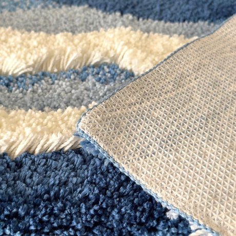 Aesthetic Wave Tufted Rug – Havsinspirerad Mjuk & Halkfri Matta Carvallo