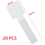 Carvallo Återanvändbara kardborre-bandslingor | Självhäftande & Justerbar | Nylon-kabelhantering för skrivbord & hem Carvallo