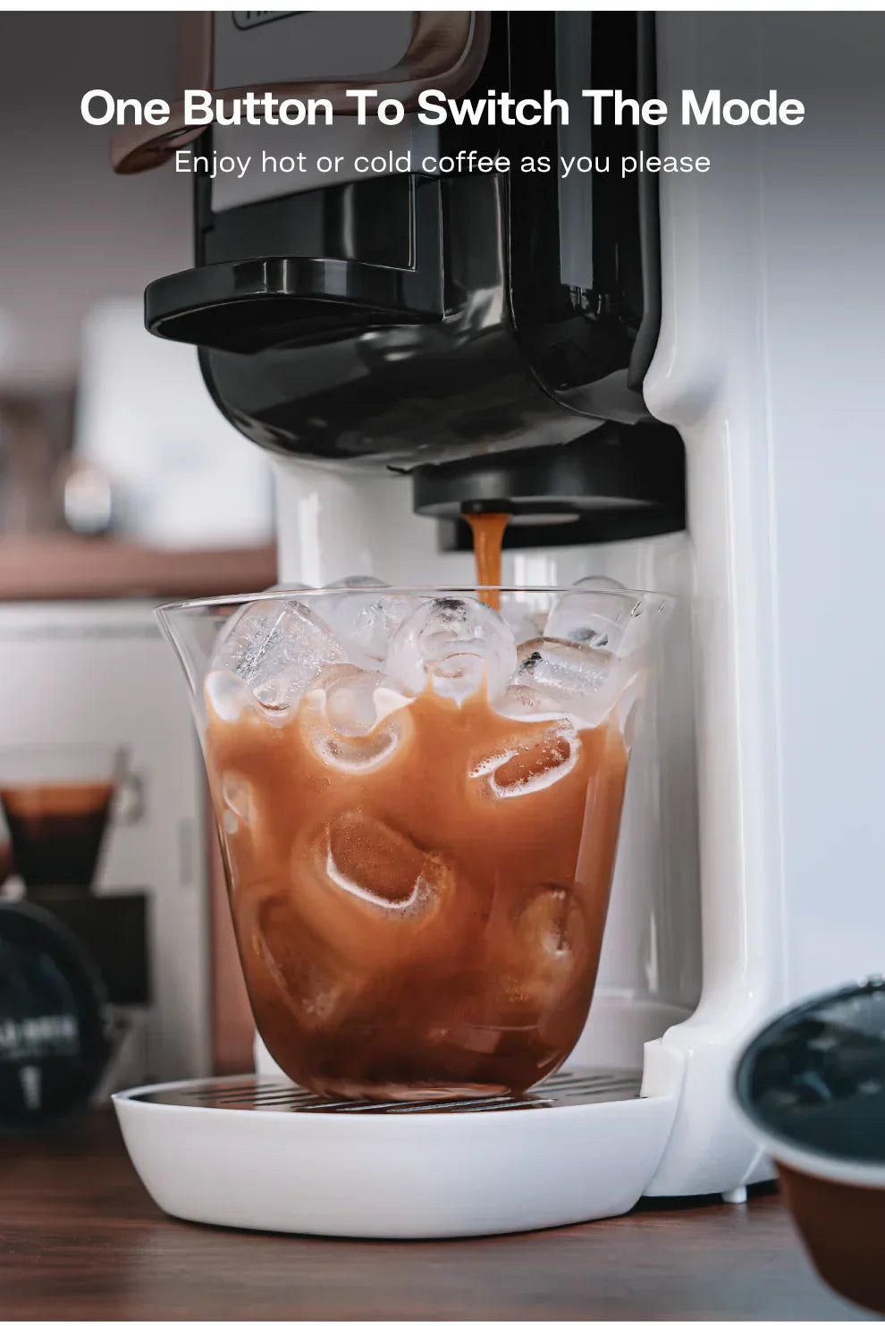 5-i-1 Kaffemaskin – 19-Bar Flerkapsel Bryggare Carvallo