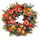 RusticLeaf - Charming artificial wreath for outdoor charm Carvallo