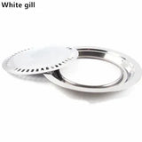 Carvallo Grill Rökfri Grillpanna | Non-stick & Rostfritt stål | För Gas-, El- & Keramikspisar | Ø 30 cm Carvallo