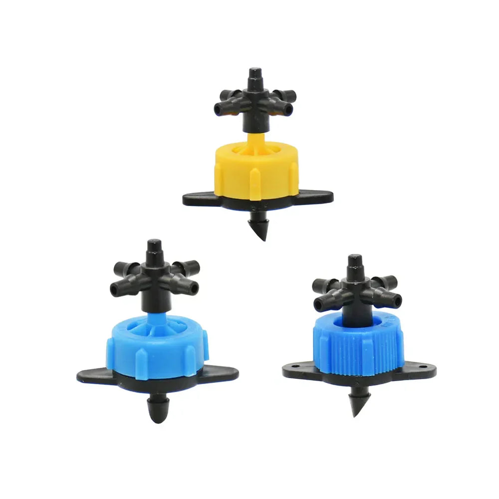 Carvallo Cross Connector | 2-Way Arrow Connection | For 3 mm & 5 mm Hoses | Drip Irrigation Systems Carvallo