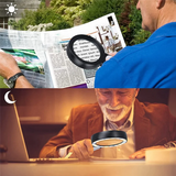 Royaleva Optisk Förstoringsglas 30X Handhållen Seniorer Läsförstoring För Läsning Carvallo