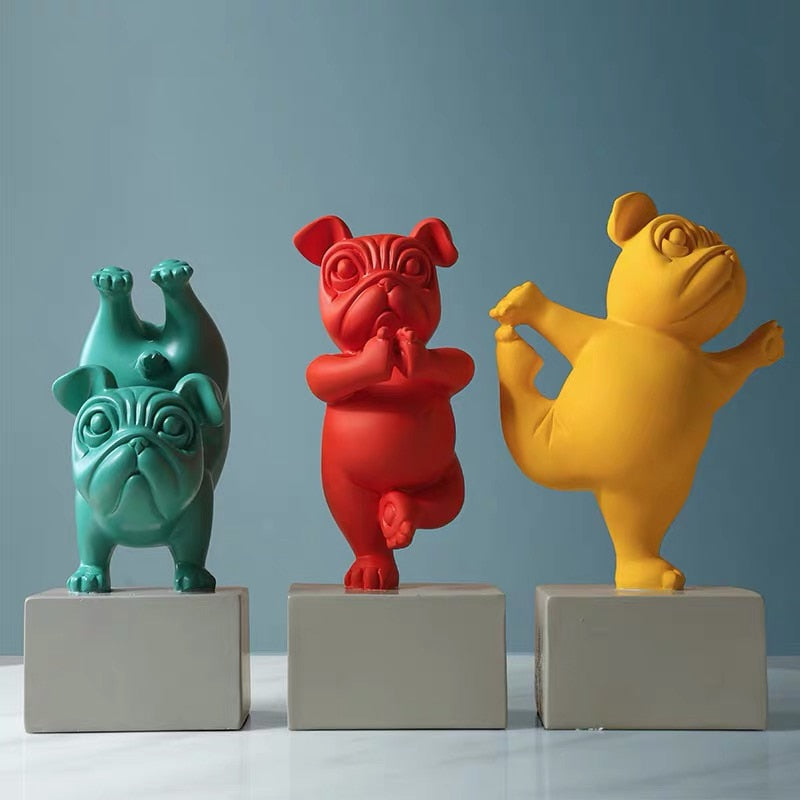 Yoga Bulldog figur-Home-Bellasverige-Hemnix