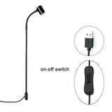 Carvallo USB växtlampa med stativ | Höjdjusterbar & Flexarm | 3W LED | Kallvitt ljus (6000K) | För inomhusväxter Carvallo