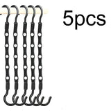 Carvallo Utrymmessparande klädhängare 5/10/20 stycken | Multifunktionella hängare för garderobsorganisation | Robust plastdesign | För mer förvaring i garderoben Carvallo