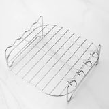 Carvallo AllGrillPro BBQ Grillset i rostfritt stål | Med spett & hållare | För grill, Airfryer & ångkokare | Utomhus & kök Carvallo