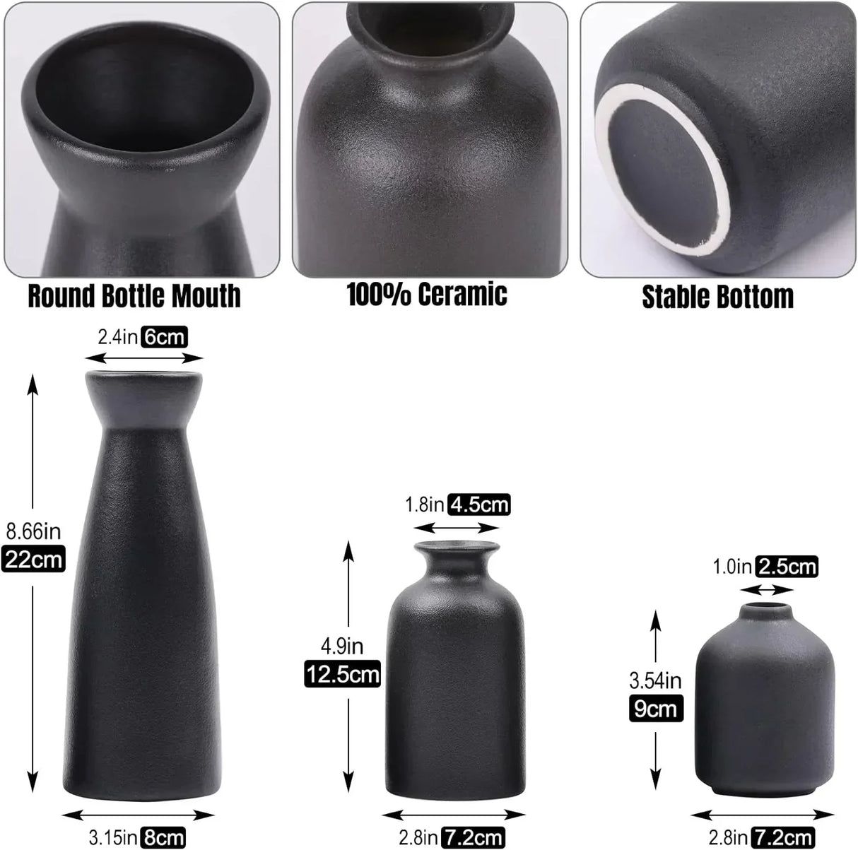 Modern keramikblomvas för elegant heminredning Carvallo