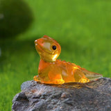 Carvallo Glow Lizard Set | 10-pack Luminescent Mini Lizards | Resin Figures for Terrarium, Fairy Garden & DIY Decor Carvallo