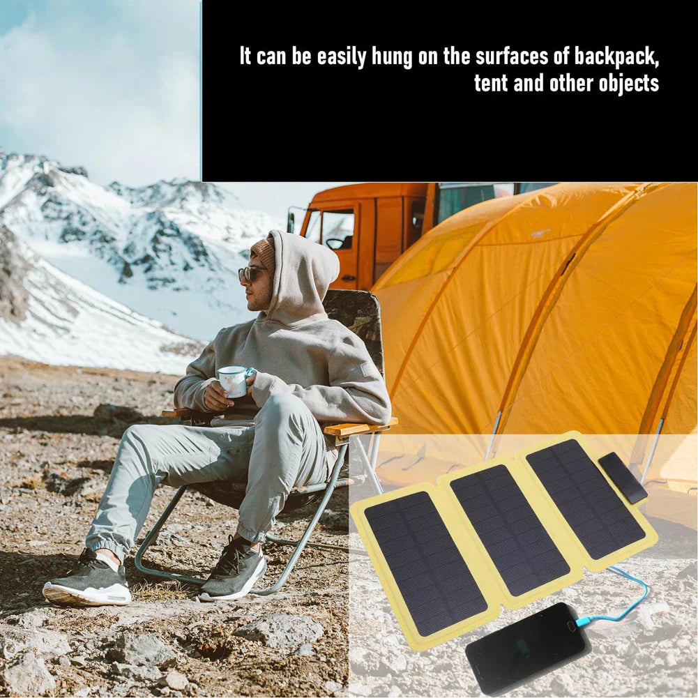 Carvallo Solarladdare SolarNomad Pro | IP67 Vattentät | Smart IC Snabbladdning | Ultraklight & Kompakt Carvallo
