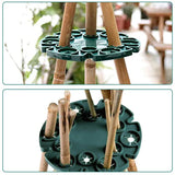 Växtstödering för bambustänger – Stabil klätterhjälp för tomater och klätterväxter Carvallo
