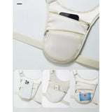 Carvallo SafeFit stöldsäker sport midjeväska | Vattentät & Lätt | Justerbart bälte Carvallo