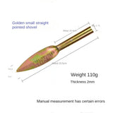 Carvallo Weidenschaufel aus Hochkohlenstoffstahl | Spitzschaufel zum Graben & Lockern | Kompakte Gartenschaufel für Wildgemüse & Gartenarbeit Carvallo