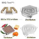 Carvallo Kaltrauchgenerator av rostfritt stål | BBQ Rökbox för grill och rökugn | För fisk, ost, kött och mer Carvallo
