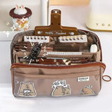 Carvallo KIDZORA CrystalBag | Transparent & Mångsidig | 10-fackdesign | Stor kapacitet för skola & fritid Carvallo