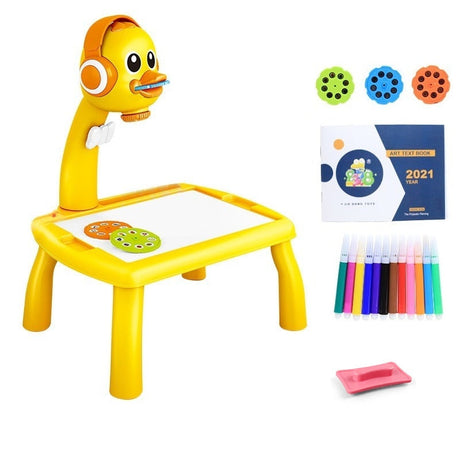 Projektor ritbord för barn-Kids-Hemnix-Gul anka-Hemnix
