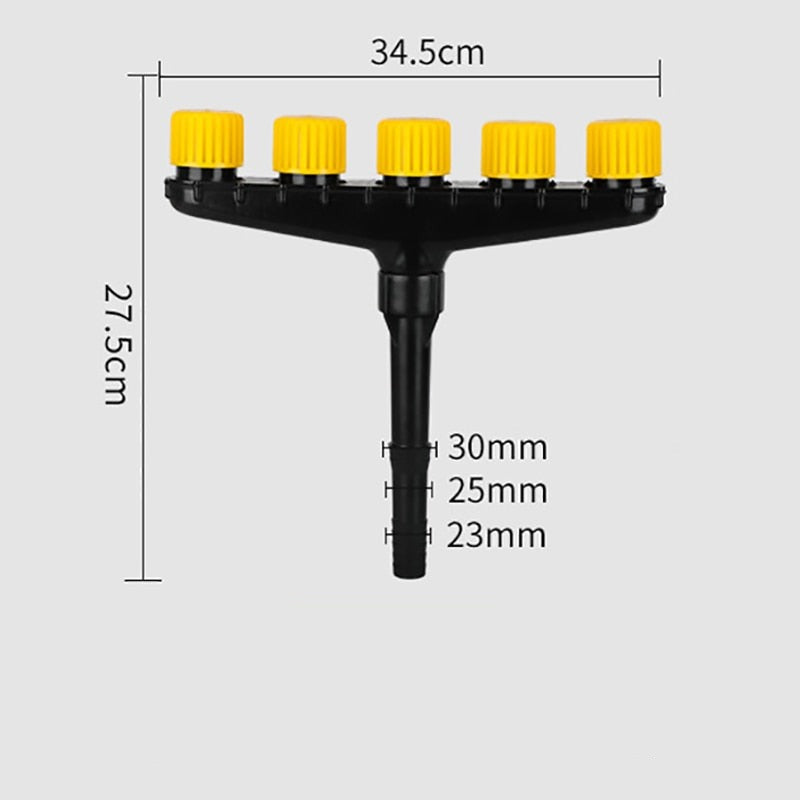 Justerbart Multihuvud Trädgårdsbevattning-Garden-bellasverige-5 huvuden (1.5 tum)-Hemnix