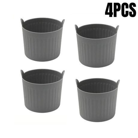 Carvallo Silikonbakformar | Non-stick muffin- & äggformar | För airfryer & ugn | Flexibel & återanvändbar Carvallo