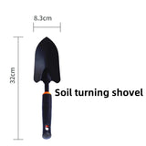 Carvallo Trädgårdsredskap 2-i-1 Hacka & Raka | Robust Kombi-verktyg med 5 tänder | Av kolstål | För rabatter och ogräsborttagning Carvallo