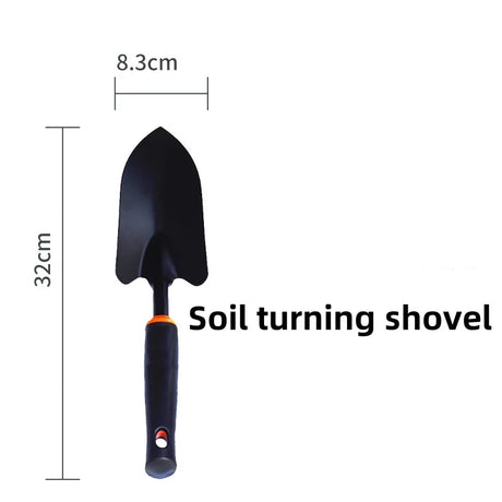 Carvallo Trädgårdsredskap 2-i-1 Hacka & Raka | Robust Kombi-verktyg med 5 tänder | Av kolstål | För rabatter och ogräsborttagning Carvallo