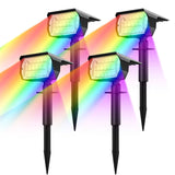 Carvallo - 20 LED RGB solspots med 2-i-1 mångsidig utomhusbelysning Carvallo