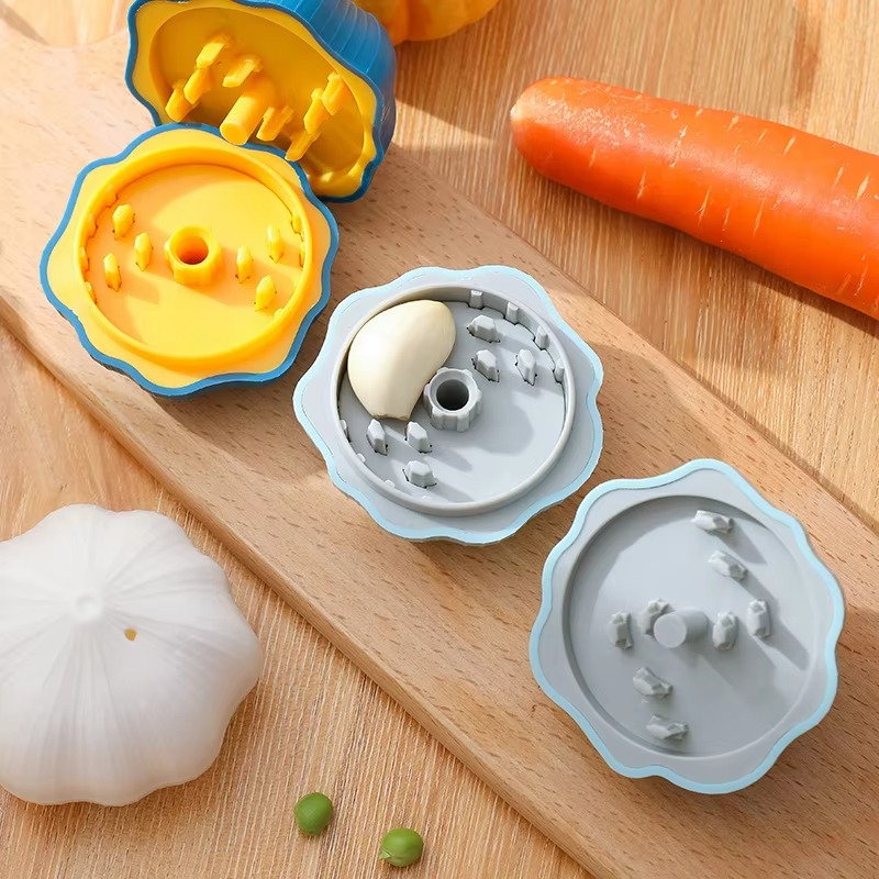 Twist vitlökspress - Livsmedelsklassad plastkrossare och enkel vitlöksskärare MILA Sverige