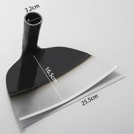 Carvallo Handhacka utan skaft | Högkvalitativ ogräshacka av kolstål | För rensning, jordlossa och grönsaksodling – Olika storlekar Carvallo