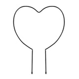 Carvallo Hjärtfomad Växtstöd av Järn | Stöd för Inomhusväxter & Trädgård | Dekorativ Växtstöd för Duvor, Klaterväxter & Blommor Carvallo