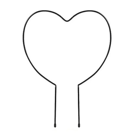 Carvallo Hjärtfomad Växtstöd av Järn | Stöd för Inomhusväxter & Trädgård | Dekorativ Växtstöd för Duvor, Klaterväxter & Blommor Carvallo