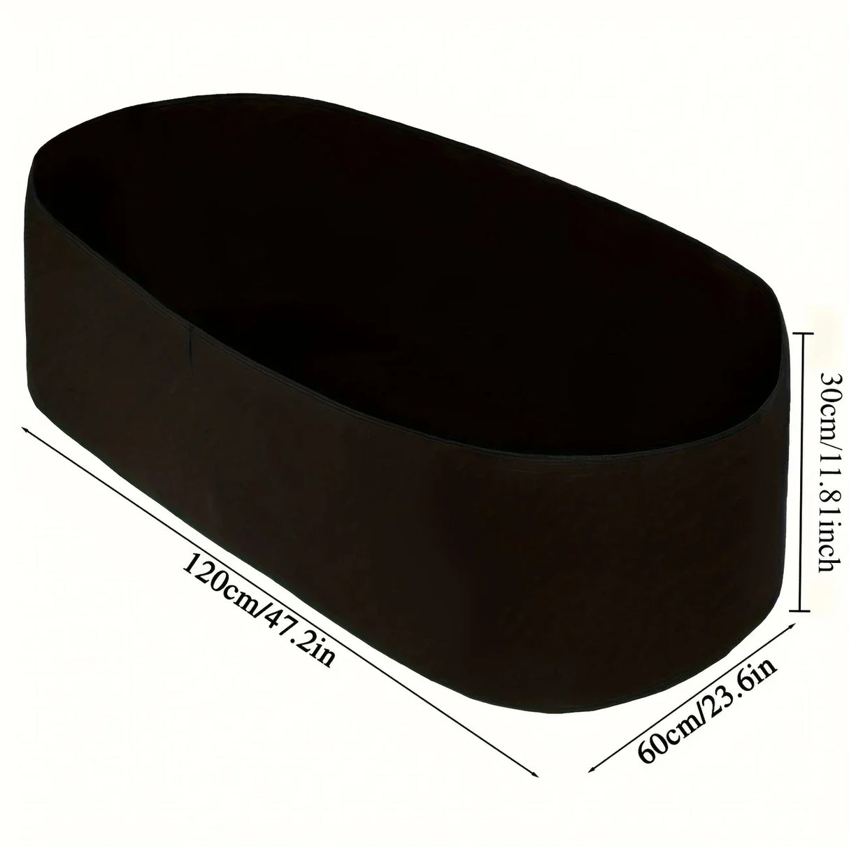 Carvallo FlexiBed Höjdplanteringspåse av ventilativt nonwoven-material | Rektangulär & upphöjd | För örter, blommor & grönsaker | Återanvändbar Carvallo