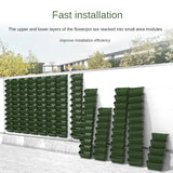 Carvallo Box | Hängande växtlådor för vertikala trädgårdar & blomväggar | Plastbehållare för balkong, staket & trädgård Carvallo