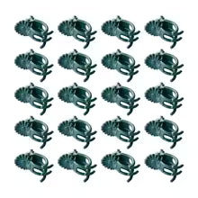 Carvallo Orchid | 20-pack växtklipp för orkidéer & klätterväxter | Återanvändbar & UV-beständig | I grönt eller kaffebrun Carvallo