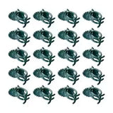 Carvallo Orchid | 20-pack växtklipp för orkidéer & klätterväxter | Återanvändbar & UV-beständig | I grönt eller kaffebrun Carvallo