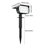 Carvallo - 20 LED RGB solspots med 2-i-1 mångsidig utomhusbelysning Carvallo