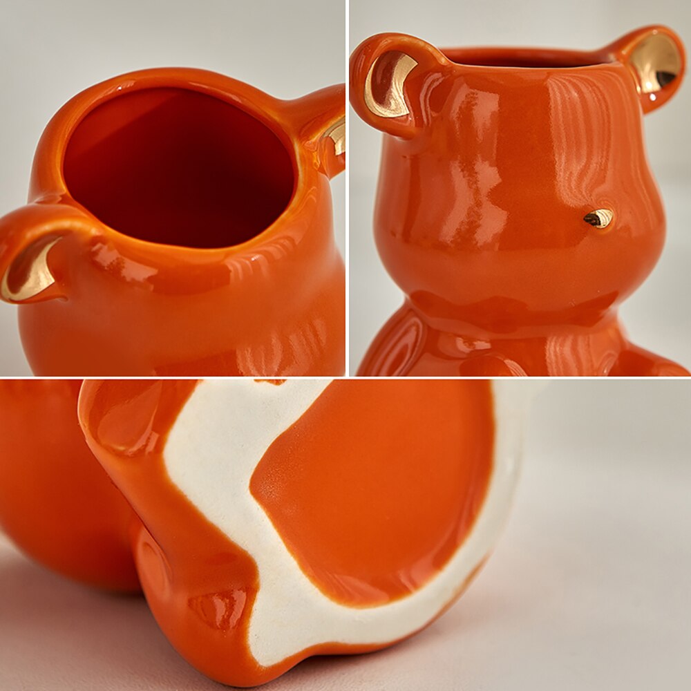 NordicBear - Legendariska keramiska björnvaser för att lägga till charm till vilket rum som helst Carvallo